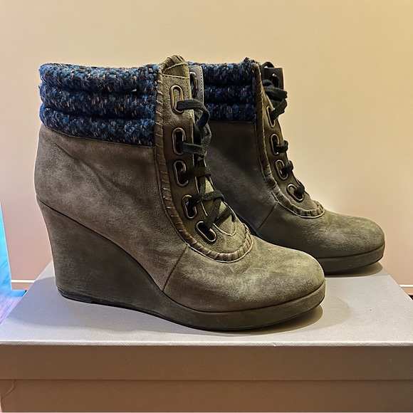 Peder Red Shoes - PederRed Wedge Booties Size 38